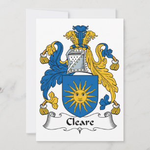 Carte Cleare Family Crest
