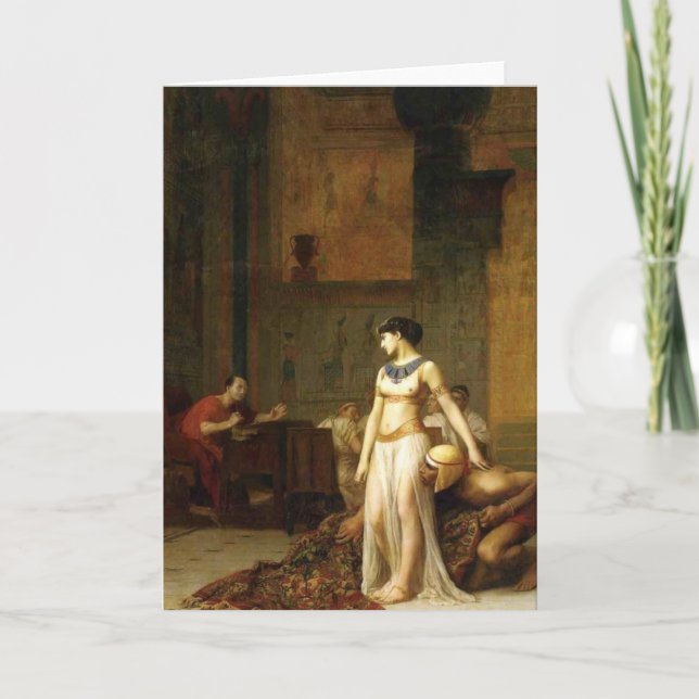Carte Cléopâtre et César (Devant)