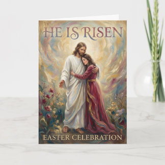 Carte Clinging to the Risen One Easter Card