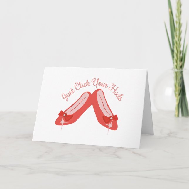 Carte Cliquez sur vos talons (Devant)
