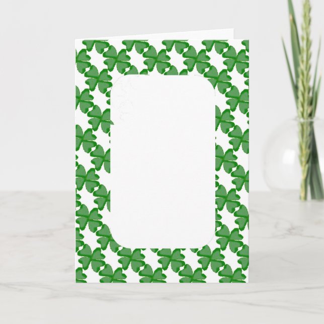 Carte Cloches et Shamrocks (Devant)