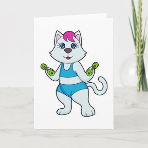 Carte Clochettes de forme pour chat