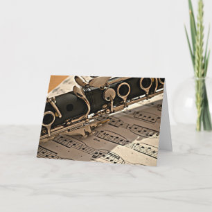 Carte Closeup Clarinet