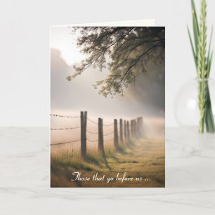 Carte Clôture De Pays Dans La Sympathie Mist