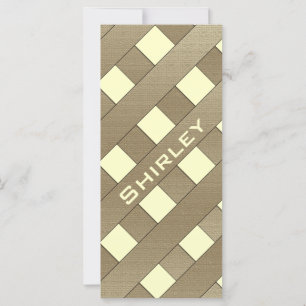 Carte Clôture du treillis par Shirley Taylor