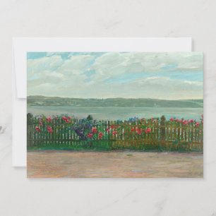 Carte clôture rose au lac Starnberg   Wilhelm Trübner