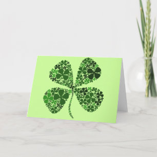 Carte Clover à 4 feuilles ultra-Lucky