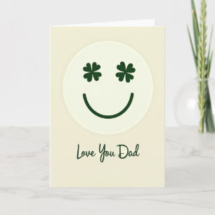 Carte Clover Smiling Love You Papa