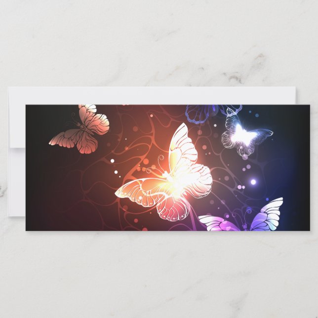 Carte Clowing Night Butterflies (Devant)