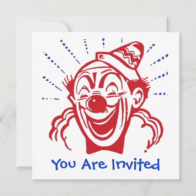 Carte clown (Devant)