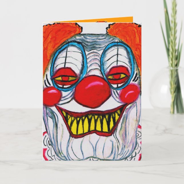 Carte CLOWN PROWLING HALLOWEEN NIGHT card (Devant)