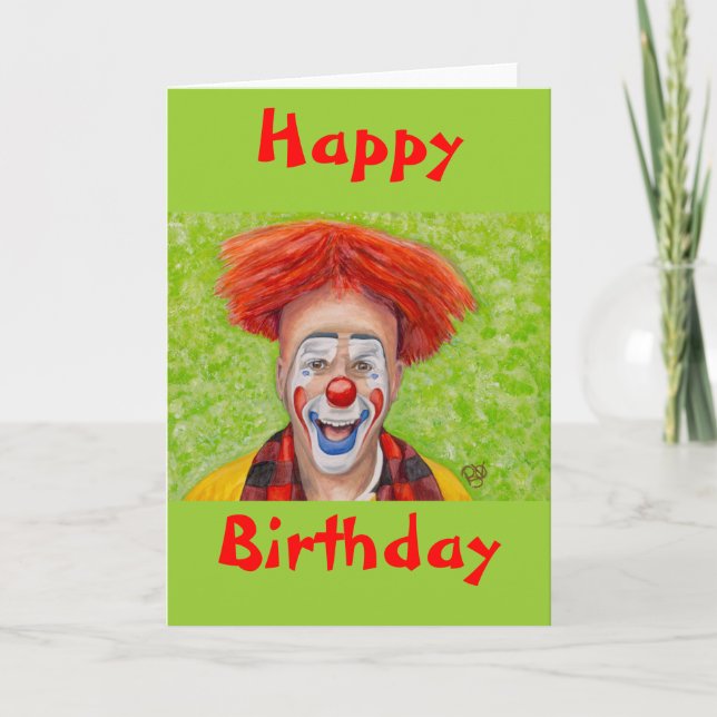 Carte Clown Steven Daniel Copeland (Devant)