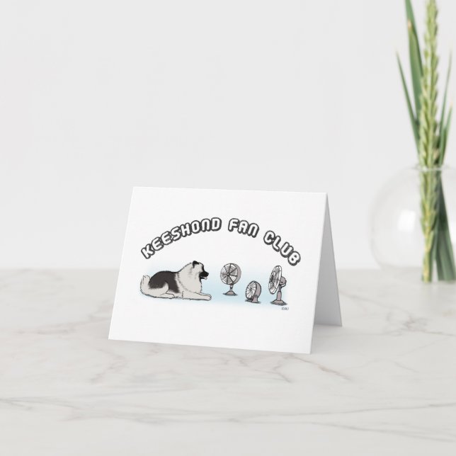 Carte Club de fans Keeshond (Devant)