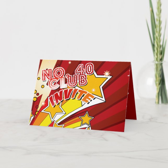 Carte Club de l'invitation No.40 (Devant)