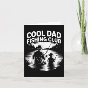 Carte Club de pêche Cool Dad T-shirt pour la fête des pè