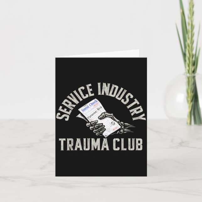 Carte Club de Trauma de l'Industrie de Service Drôle Ser (Devant)