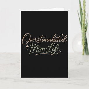 Carte Club des mamans surstimulees Fête des mères et san