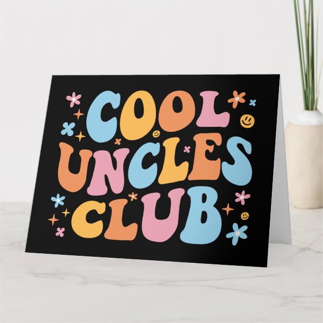 Carte Club des oncles cool III (Devant)