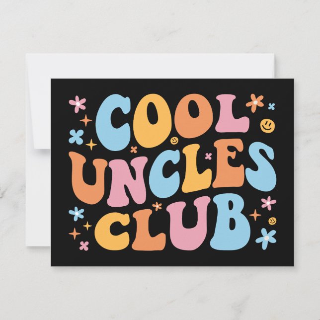 Carte Club des oncles cool III (Devant)