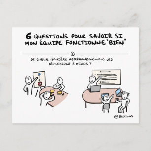 Carte coaching d'équipe "3/6 : Réflexion"