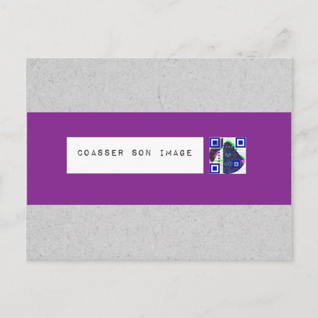 Carte « Coasser son image » Postcard (Front)