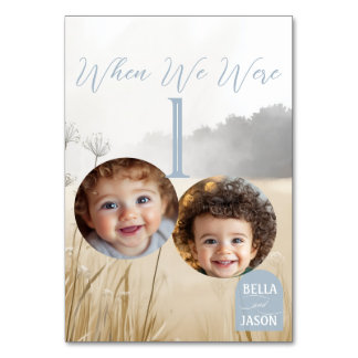 Carte Coastal Meadow Chic Children Pic Table Card