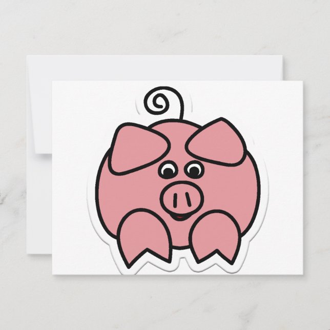Carte cochon (Devant)