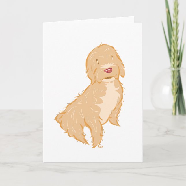 Carte Cockapoo - Greeting card (Devant)