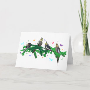 Carte Cockatiel Party