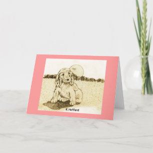 Carte Cocker Spaniel Puppy