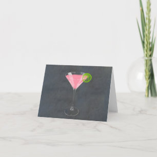 Carte Cocktail cosmopolite