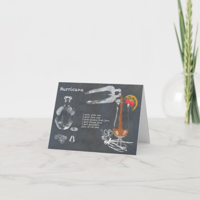 Carte Cocktail d'ouragan (Devant)
