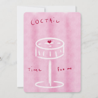 Carte cocktail Flat