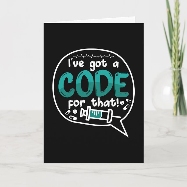 Carte Code Médicale J'ai un code pour ce code ICD (Devant)