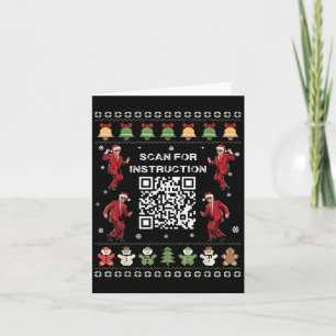 Carte Code Qr Danse Trump Président Scannez Pour Instruc