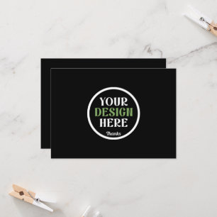 Carte Code QR de logo noir personnalisé pour la marque c