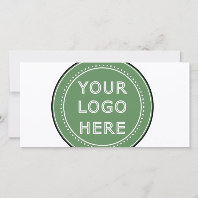 Carte Code QR noir élégant et élégant (Devant)