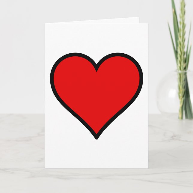 Carte Coeur (Devant)