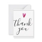 Carte Coeur couleur Merci