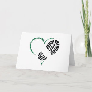Carte coeur d'amorce