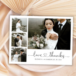 Carte Coeur de Mariage de photo Budget