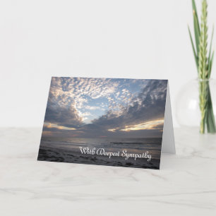 Carte Coeur De Sympathie Dans Les Nuages