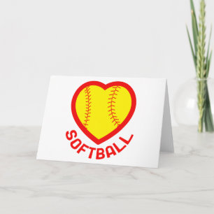 Carte Coeur du base-ball