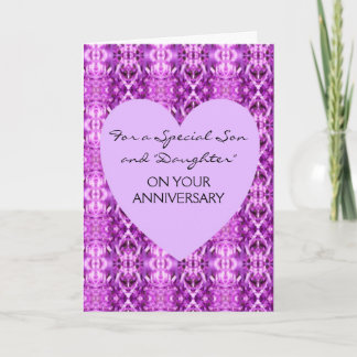 Carte Cœur Fils Femme Ann