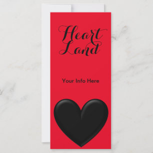 Carte Cœur gonflé