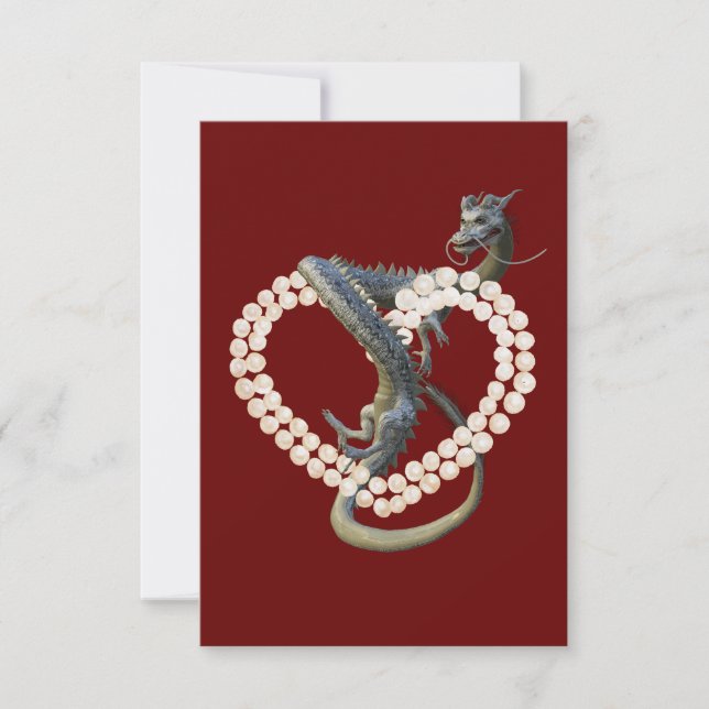 Carte Coeur perle de dragon de Chine orientale (Devant)