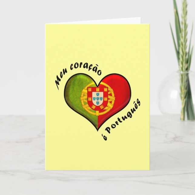 Carte Coeur portugais (Devant)