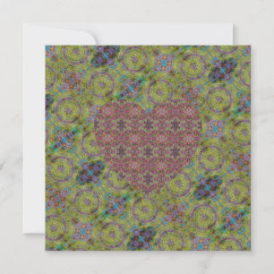 Carte Coeur Rose Negba Encore