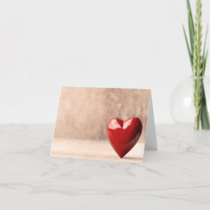Carte Coeur rouge.