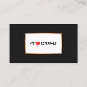 Carte coeur rouge de référence client